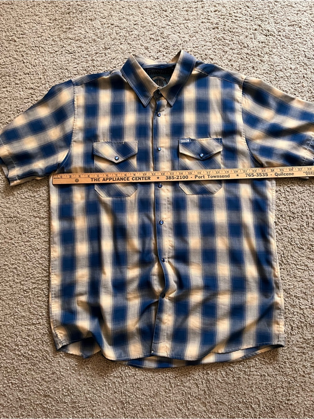 Dixxon “The Stern” Short-Sleeve Bamboo Shirt, XL - Picture 3 of 4
